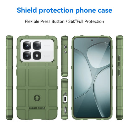 For Redmi K70 Ultra Full Coverage Shockproof TPU Phone Case(Green) - Xiaomi Cases by PMC Jewellery | Online Shopping South Africa | PMC Jewellery | Buy Now Pay Later Mobicred