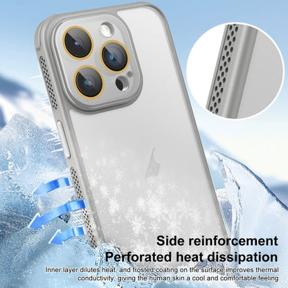 For iPhone 16 Plus Side Cooling Skin Feel Frosted Phone Case(Pink) - iPhone 16 Plus Cases by PMC Jewellery | Online Shopping South Africa | PMC Jewellery | Buy Now Pay Later Mobicred