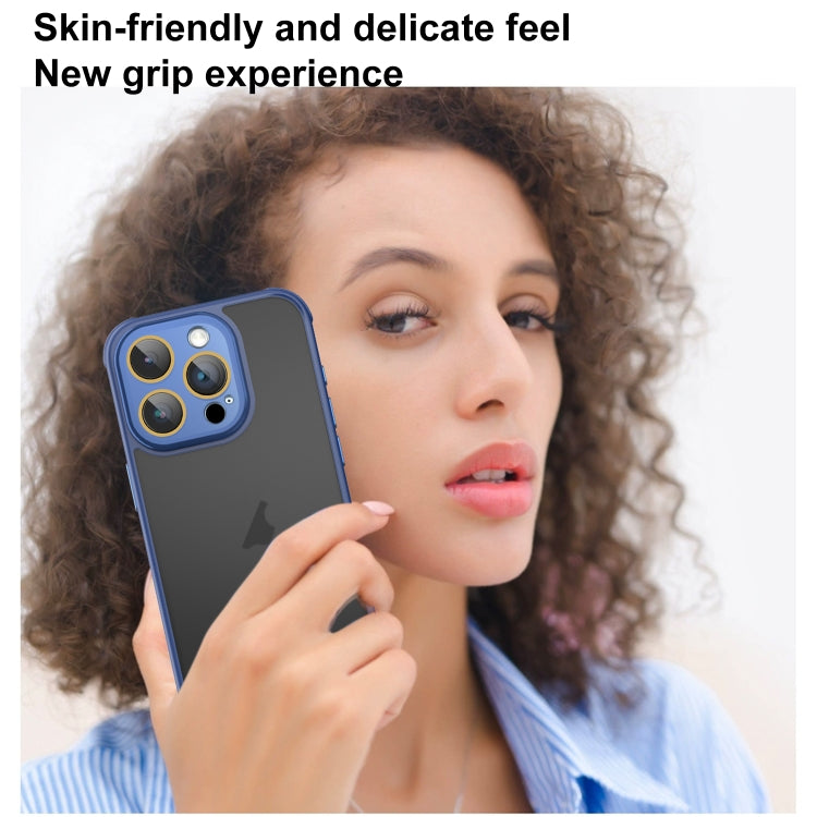 For iPhone 16 Pro Side Cooling Skin Feel Frosted Phone Case(Blue) - iPhone 16 Pro Cases by PMC Jewellery | Online Shopping South Africa | PMC Jewellery | Buy Now Pay Later Mobicred