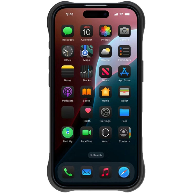 For iPhone 16 IMAK UC-6 Series Manbo Frosting Soft Phone Case(Black) - iPhone 16 Cases by imak | Online Shopping South Africa | PMC Jewellery | Buy Now Pay Later Mobicred