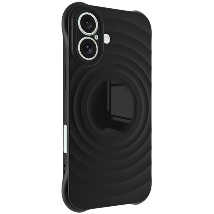 For iPhone 16 IMAK UC-6 Series Manbo Frosting Soft Phone Case(Black) - iPhone 16 Cases by imak | Online Shopping South Africa | PMC Jewellery | Buy Now Pay Later Mobicred