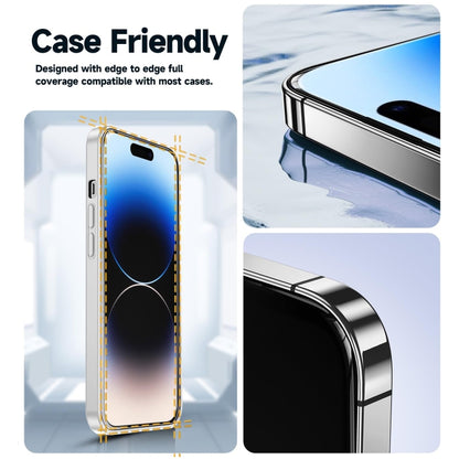 For iPhone 16 Plus LK Easy Install HD Tempered Glass Film(Black) - iPhone 16 Plus Tempered Glass by PMC Jewellery | Online Shopping South Africa | PMC Jewellery | Buy Now Pay Later Mobicred