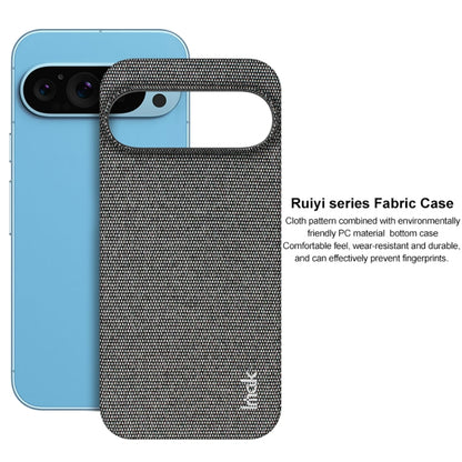 For Google Pixel 9 Pro XL imak Ruiyi Series Cloth Texture PU + PC Phone Case(Dark Grey) - Google Cases by imak | Online Shopping South Africa | PMC Jewellery | Buy Now Pay Later Mobicred