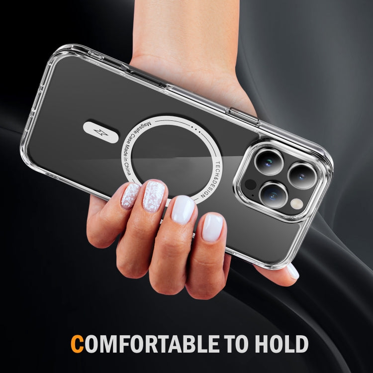 For iPhone 16 Pro Airbag Magsafe PC Hybrid TPU Phone Case(Transparent) - iPhone 16 Pro Cases by PMC Jewellery | Online Shopping South Africa | PMC Jewellery | Buy Now Pay Later Mobicred