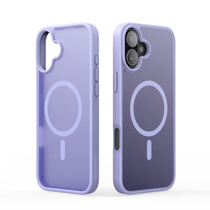 For iPhone 16 Plus DUX DUCIS Yind Series MagSafe TPU Hybrid PC Phone Case(Light Purple) - iPhone 16 Plus Cases by DUX DUCIS | Online Shopping South Africa | PMC Jewellery | Buy Now Pay Later Mobicred