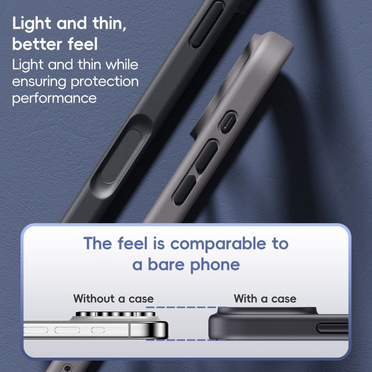 For iPhone 16 Ming Shield Series MagSafe Magnetic Phone Case(Frosted Transparent) - iPhone 16 Cases by PMC Jewellery | Online Shopping South Africa | PMC Jewellery | Buy Now Pay Later Mobicred