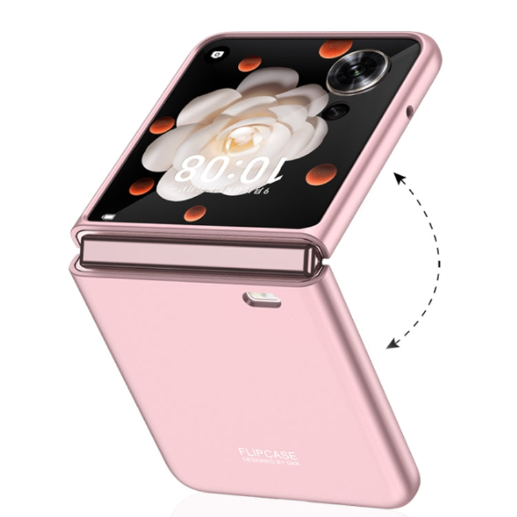 For Honor Magic V Flip GKK Ultra-thin Full Coverage Phone Case(Pink) - Honor Cases by GKK | Online Shopping South Africa | PMC Jewellery | Buy Now Pay Later Mobicred