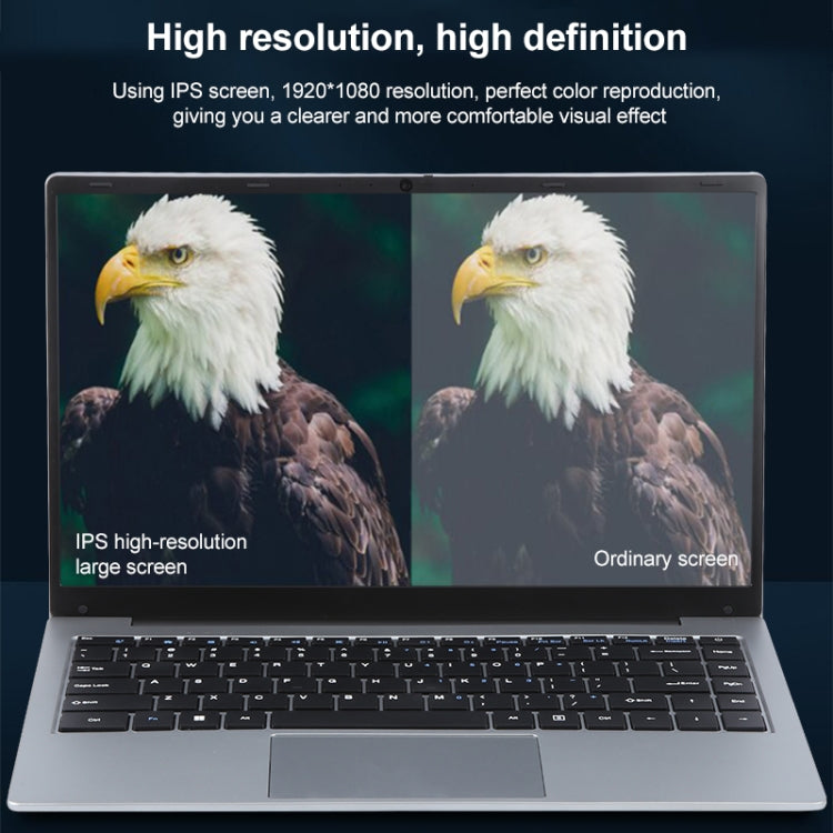 14 inch Windows 11 Laptop, 8GB+128GB, Gen 4th Intel Core i3 CPU, 180 Degree Rotation Axis(Silver) - Others by PMC Jewellery | Online Shopping South Africa | PMC Jewellery | Buy Now Pay Later Mobicred