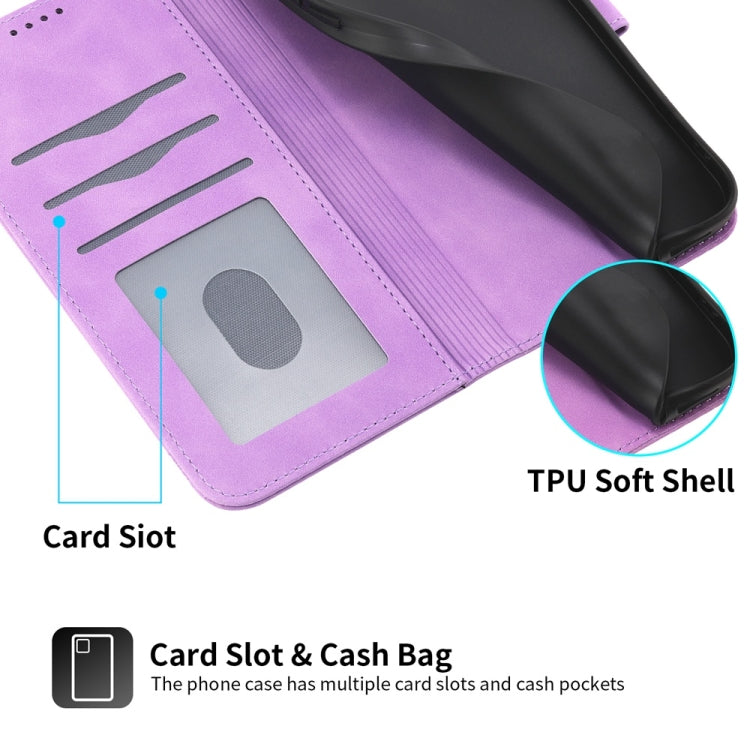 For Redmi K70 Ultra Dierfeng Dream Line TPU + PU Leather Phone Case(Purple) - Xiaomi Cases by PMC Jewellery | Online Shopping South Africa | PMC Jewellery | Buy Now Pay Later Mobicred