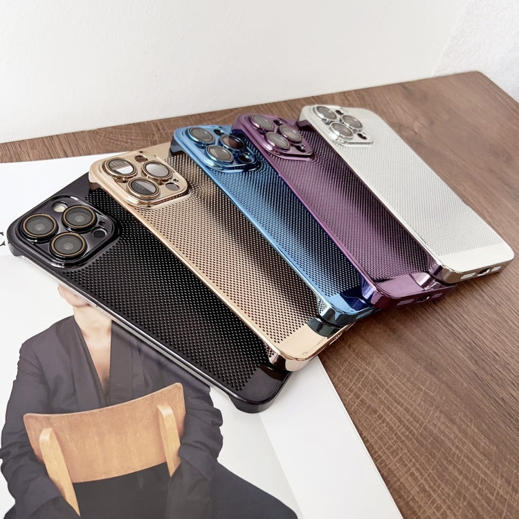 For iPhone 13 Electroplated PC Frameless Cooling Phone Case(Purple) - iPhone 13 Cases by PMC Jewellery | Online Shopping South Africa | PMC Jewellery | Buy Now Pay Later Mobicred