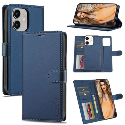 For iPhone 11 LC.IMEEKE L2 Series Detachable Magsafe PU Phone Case with Lanyard(Blue) - iPhone 11 Cases by LC.IMEEKE | Online Shopping South Africa | PMC Jewellery | Buy Now Pay Later Mobicred