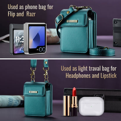 For Samsung Z Flip Series CaseMe Me50 Mini Lanyard Universal Bag(Green) - Galaxy Z Flip6 5G Cases by CaseMe | Online Shopping South Africa | PMC Jewellery | Buy Now Pay Later Mobicred