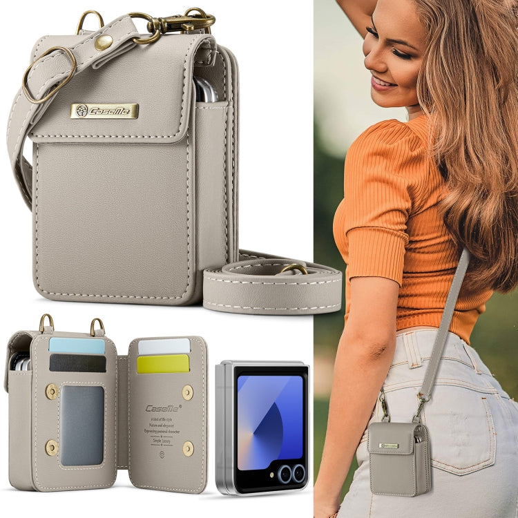 For Samsung Z Flip Series CaseMe Me50 Mini Lanyard Universal Bag(Khaki) - Galaxy Z Flip6 5G Cases by CaseMe | Online Shopping South Africa | PMC Jewellery | Buy Now Pay Later Mobicred