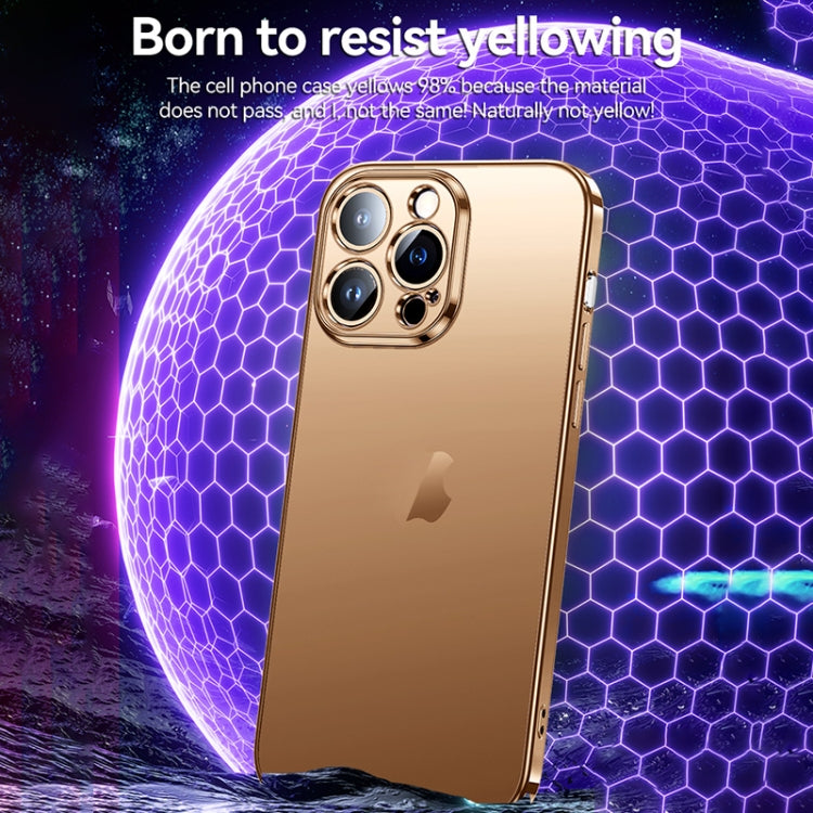 For iPhone 16 Pro SULADA Natural Color Series Electroplating Frosted TPU Phone Case(Silver) - iPhone 16 Pro Cases by SULADA | Online Shopping South Africa | PMC Jewellery | Buy Now Pay Later Mobicred