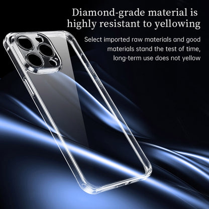 For iPhone 16 Plus SULADA TPU Frame Tempered Glass Transparent Phone Case(White) - iPhone 16 Plus Cases by SULADA | Online Shopping South Africa | PMC Jewellery | Buy Now Pay Later Mobicred