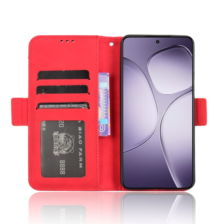 For Redmi K70 Ultra Skin Feel Calf Texture Card Slots Leather Phone Case(Red) - Xiaomi Cases by PMC Jewellery | Online Shopping South Africa | PMC Jewellery | Buy Now Pay Later Mobicred