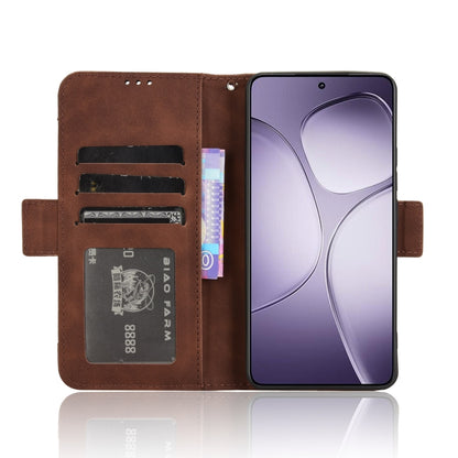 For Redmi K70 Ultra Skin Feel Calf Texture Card Slots Leather Phone Case(Brown) - Xiaomi Cases by PMC Jewellery | Online Shopping South Africa | PMC Jewellery | Buy Now Pay Later Mobicred