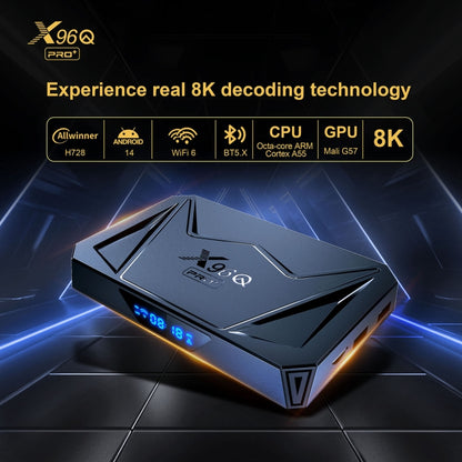 X96Q Pro+ Cortex-A55 Android 14 Octa-core CPU 4K HD Internet Set-top Box, RAM:2GB+16GB(AU Plug) - Others by PMC Jewellery | Online Shopping South Africa | PMC Jewellery | Buy Now Pay Later Mobicred