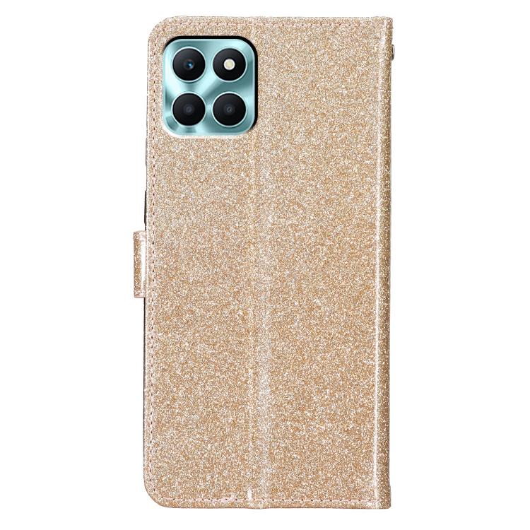 For Honor X6c 4G Glitter Powder Flip Leather Phone Case(Gold) - free shipping - PMC TechLife - Order now!