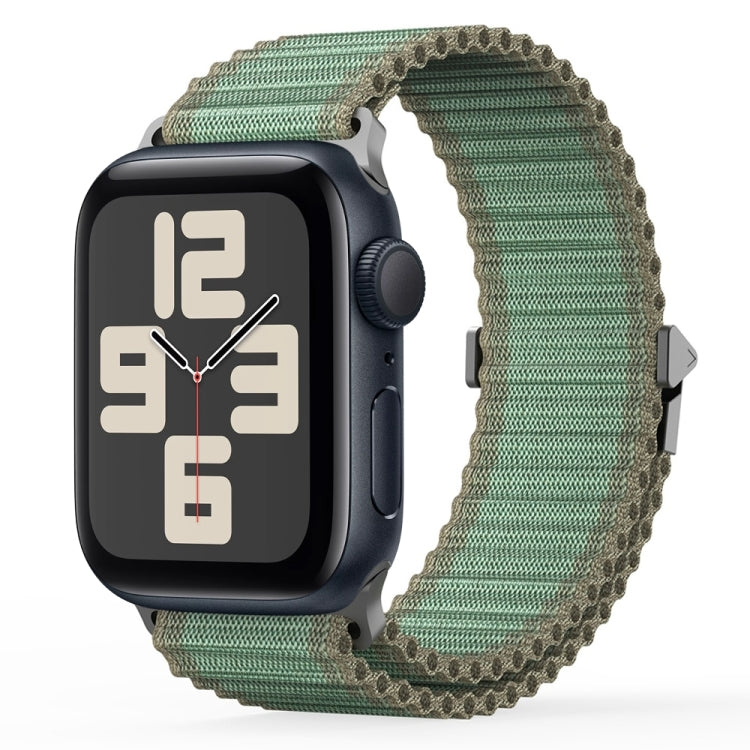 For Apple Watch SE 2023 44mm DUX DUCIS YC Series Ocean Nylon Watch Band(Green) - Watch Bands by DUX DUCIS | Online Shopping South Africa | PMC Jewellery | Buy Now Pay Later Mobicred