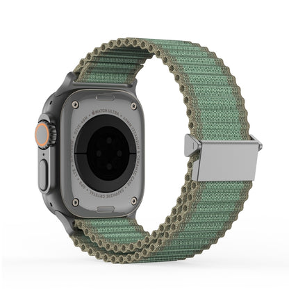 For Apple Watch Series 6 40mm DUX DUCIS YC Series Ocean Nylon Watch Band(Green) - Watch Bands by DUX DUCIS | Online Shopping South Africa | PMC Jewellery | Buy Now Pay Later Mobicred