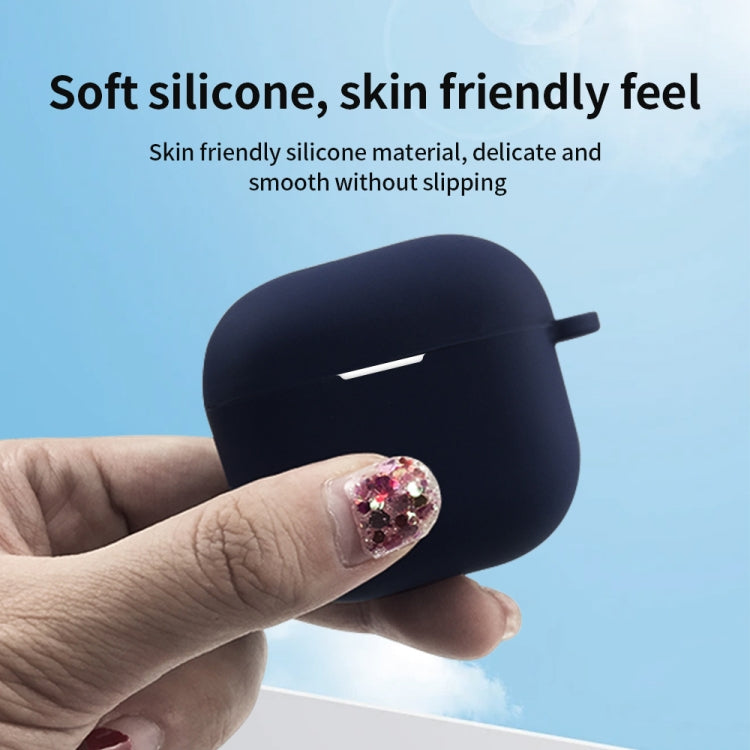 For AirPods 4 Silicone Earphone Protective Case with Hook(Transparent) - For AirPods 4 by PMC Jewellery | Online Shopping South Africa | PMC Jewellery | Buy Now Pay Later Mobicred