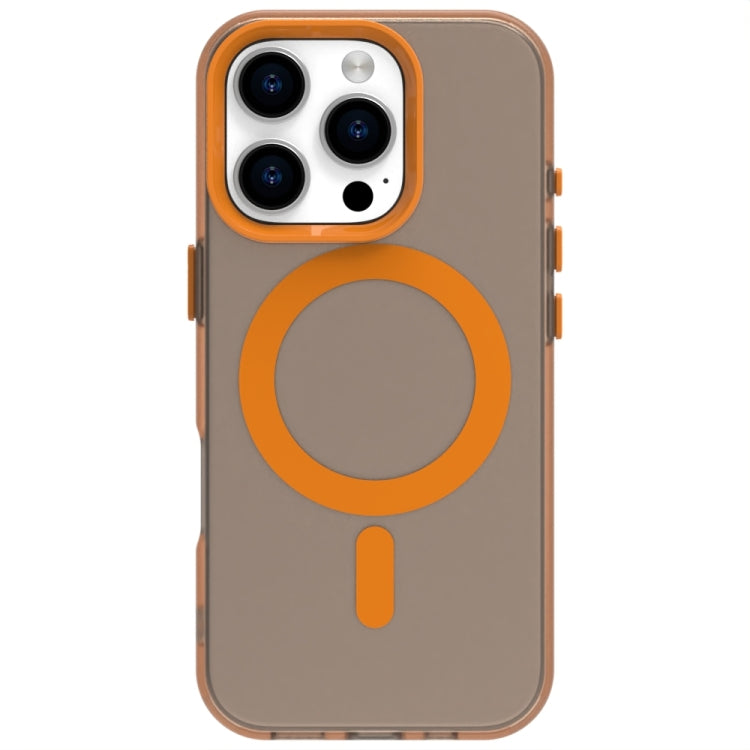 For iPhone 16 Pro Candy Magsafe PC Hybrid TPU Phone Case(Orange) - iPhone 16 Pro Cases by PMC Jewellery | Online Shopping South Africa | PMC Jewellery | Buy Now Pay Later Mobicred