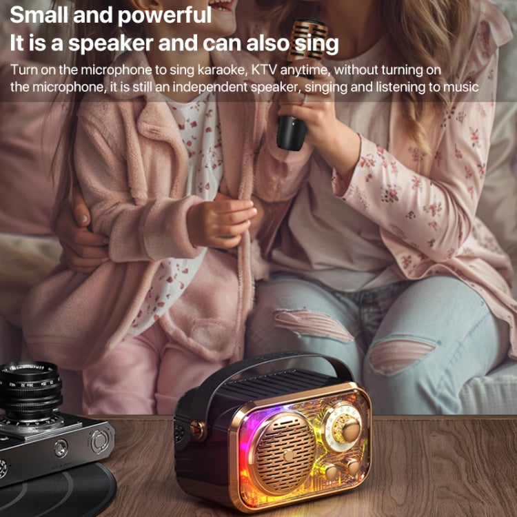 WEKOME WD-03 Meytang Karaoke Wireless Bluetooth Speaker(Black) - Desktop Speaker by WK | Online Shopping South Africa | PMC Jewellery | Buy Now Pay Later Mobicred