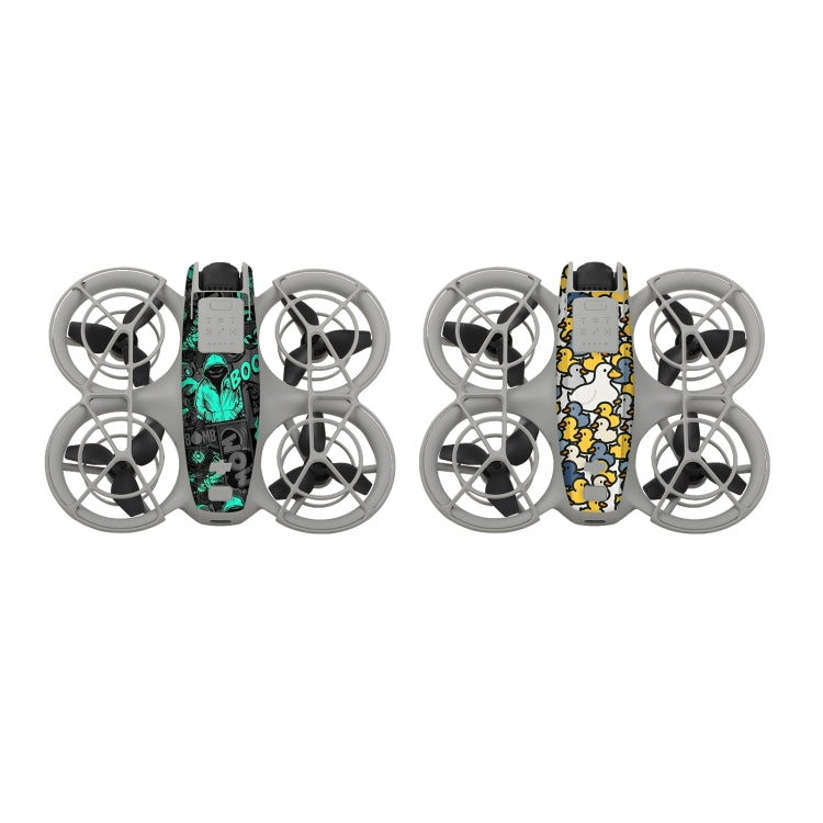 For DJI Neo 2pcs Combo Drone Body Protective Stickers(Green Hat Man + Cute Ducks) - free shipping - PMC TechLife - Order now!