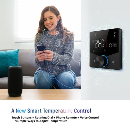 BHT-009GCLW-MT Boiler Heating WiFi Smart Home LED Thermostat with Matter(White) - Thermostat & Thermometer by PMC Jewellery | Online Shopping South Africa | PMC Jewellery | Buy Now Pay Later Mobicred