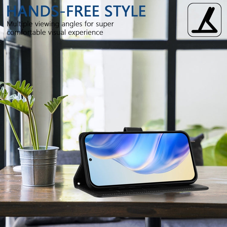 For Ulefone Note 18 Ultra Honeycomb Embossing RFID Leather Phone Case(Black) - Ulefone Cases by PMC Jewellery | Online Shopping South Africa | PMC Jewellery | Buy Now Pay Later Mobicred