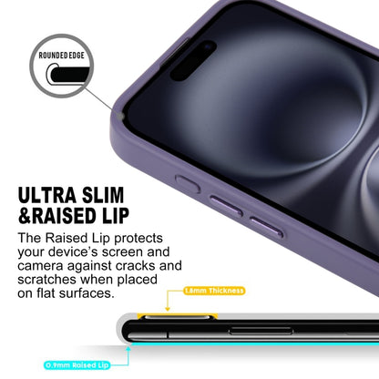 For iPhone 16 GEBEI Skin Feel MagSafe Magnetic Phone Case(Purple) - iPhone 16 Cases by GEBEI | Online Shopping South Africa | PMC Jewellery | Buy Now Pay Later Mobicred