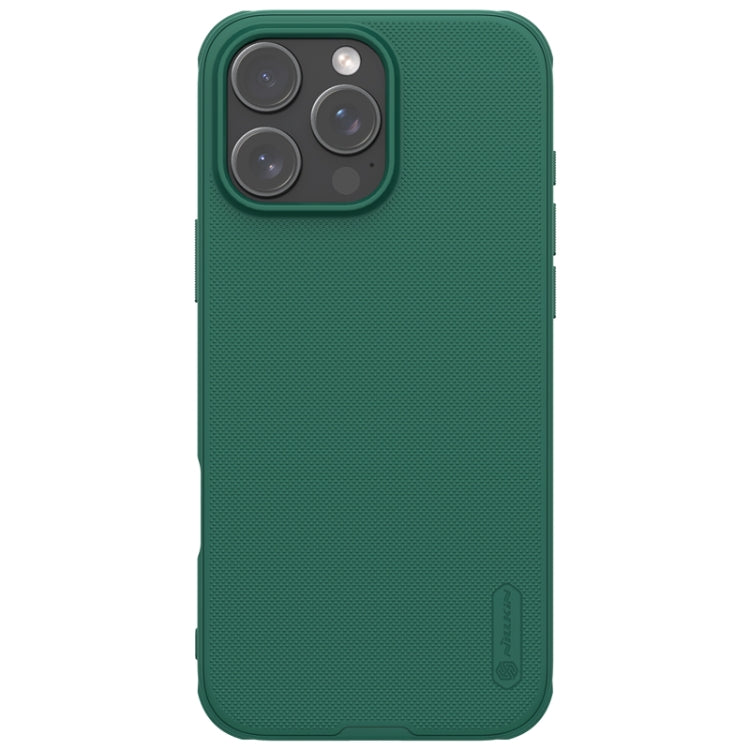 For iPhone 16 Pro Max NILLKIN Frosted Shield Pro PC + TPU Phone Case(Green) - iPhone 16 Pro Max Cases by NILLKIN | Online Shopping South Africa | PMC Jewellery | Buy Now Pay Later Mobicred