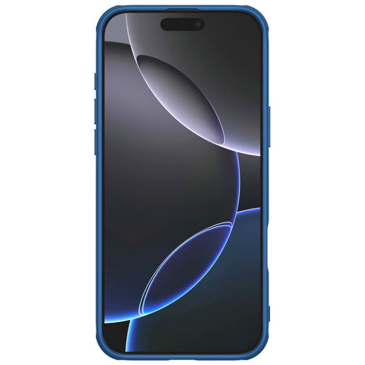 For iPhone 16 Pro Max NILLKIN Frosted Shield Pro Magnetic Magsafe Phone Case(Blue) - iPhone 16 Pro Max Cases by NILLKIN | Online Shopping South Africa | PMC Jewellery | Buy Now Pay Later Mobicred