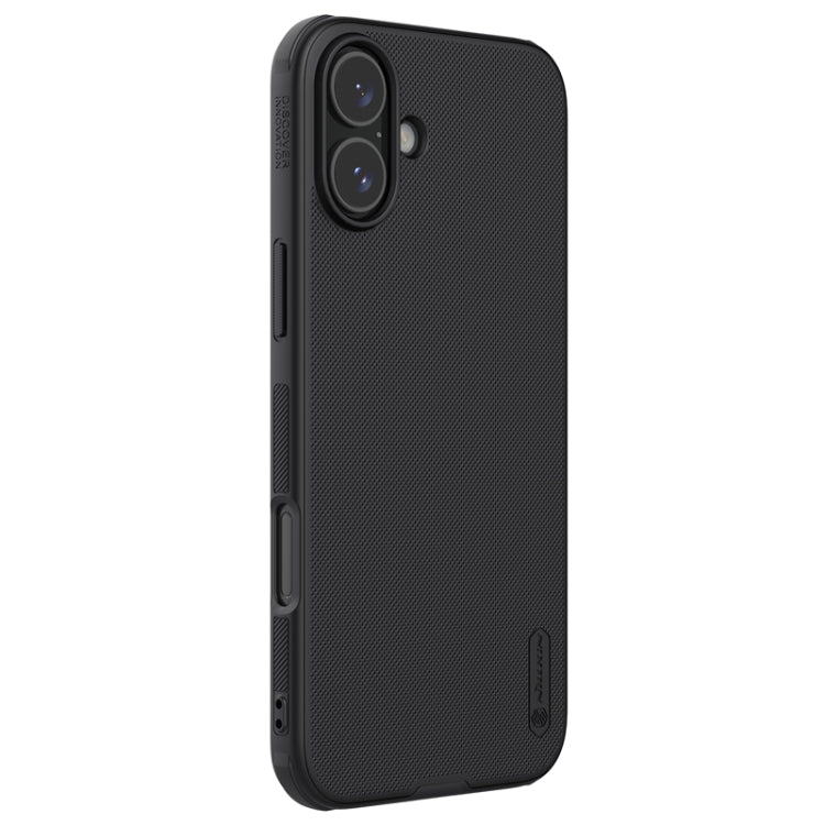 For iPhone 16 Plus NILLKIN Frosted Shield Pro Magnetic Magsafe Phone Case(Black) - iPhone 16 Plus Cases by NILLKIN | Online Shopping South Africa | PMC Jewellery | Buy Now Pay Later Mobicred