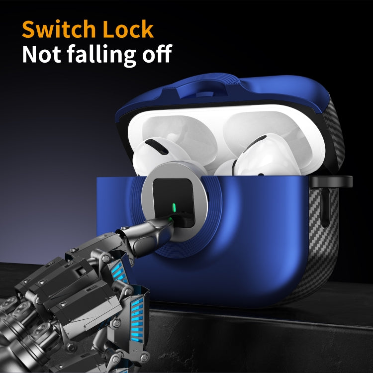 For AirPods 3 Camera Series PC + TPU Headset Shockproof Carbon Fibre Case(Black) - For AirPods 3 by PMC Jewellery | Online Shopping South Africa | PMC Jewellery | Buy Now Pay Later Mobicred