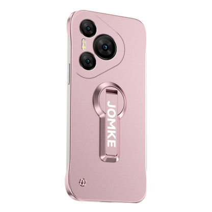 For Huawei Pura 70 Pro Baking Varnish 360 Rotate Holder No Frame PC Phone Case(Pink) - Huawei Cases by PMC Jewellery | Online Shopping South Africa | PMC Jewellery | Buy Now Pay Later Mobicred