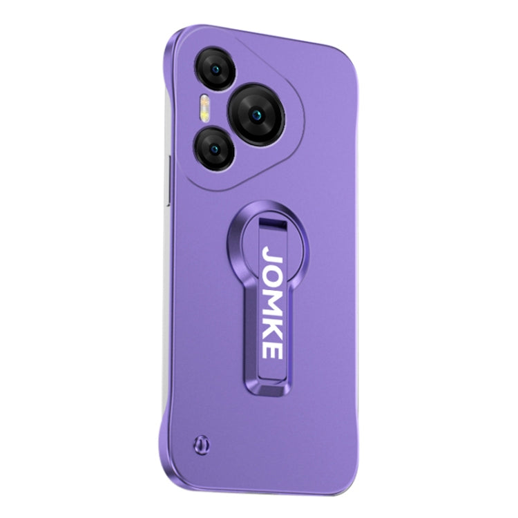 For Huawei Pura 70 Ultra Baking Varnish 360 Rotate Holder No Frame PC Phone Case(Purple) - Huawei Cases by PMC Jewellery | Online Shopping South Africa | PMC Jewellery | Buy Now Pay Later Mobicred