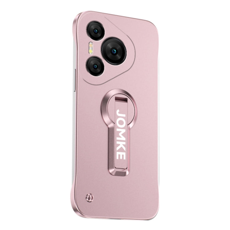 For Huawei Pura 70 Ultra Baking Varnish 360 Rotate Holder No Frame PC Phone Case(Pink) - Huawei Cases by PMC Jewellery | Online Shopping South Africa | PMC Jewellery | Buy Now Pay Later Mobicred