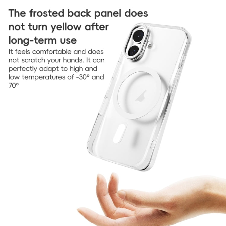 For iPhone 16 Pro Max ZGA Magsafe Clear PC Tempered Glass Phone Case(Transparent) - iPhone 16 Pro Max Cases by ZGA | Online Shopping South Africa | PMC Jewellery | Buy Now Pay Later Mobicred