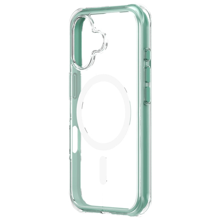 For iPhone 16 Plus ZGA Colorful Airbag Magsafe PC Hybrid TPU Phone Case(Green) - iPhone 16 Plus Cases by ZGA | Online Shopping South Africa | PMC Jewellery | Buy Now Pay Later Mobicred