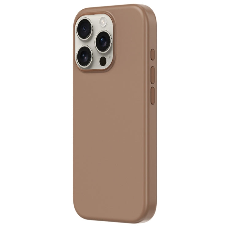 For iPhone 16 Pro ZGA Colorful Liquid Silicone Magsafe Phone Case(Gold) - free shipping - PMC Jewellery - Order now!
