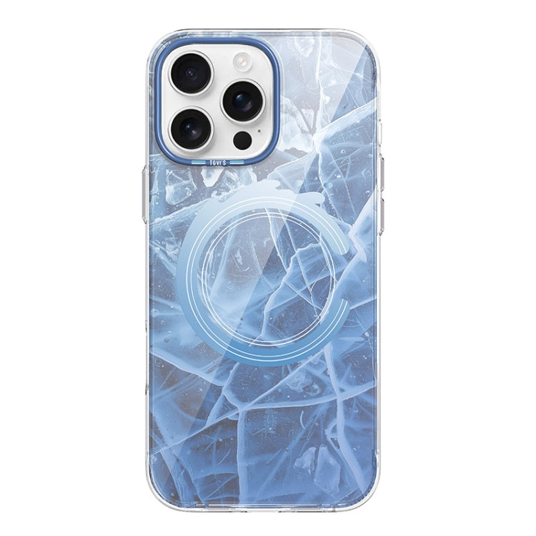 For iPhone 16 Pro Max TGVIS Grace Series MagSafe Magnetic Phone Case(Glacier) - iPhone 16 Pro Max Cases by TGVIS | Online Shopping South Africa | PMC Jewellery | Buy Now Pay Later Mobicred