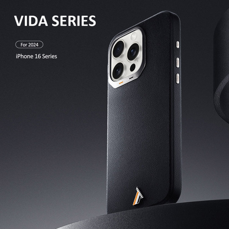 For iPhone 16 TGVIS VIDA Series MagSafe Magnetic PU Leather Phone Case(Brown) - iPhone 16 Cases by TGVIS | Online Shopping South Africa | PMC Jewellery | Buy Now Pay Later Mobicred