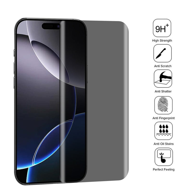 For iPhone 16 Pro Max 25pcs High Transparency Full Cover Anti-spy Tempered Glass Film - iPhone 16 Pro Max Tempered Glass by PMC Jewellery | Online Shopping South Africa | PMC Jewellery | Buy Now Pay Later Mobicred