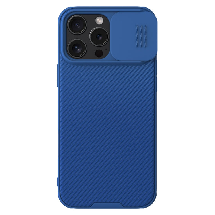 For iPhone 16 Pro Max NILLKIN CamShield Pro PC Phone Case(Blue) - iPhone 16 Pro Max Cases by NILLKIN | Online Shopping South Africa | PMC Jewellery | Buy Now Pay Later Mobicred