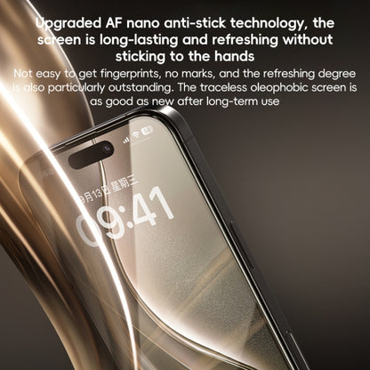 For iPhone 16 Pro Max Benks Black Gold Series 3D Heat Bending Full Glue Full Coverage HD Tempered Film - iPhone 16 Pro Max Tempered Glass by Benks | Online Shopping South Africa | PMC Jewellery | Buy Now Pay Later Mobicred