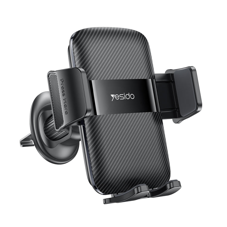 Yesido C251 Car Air Outlet Gravity Clamp Mobile Phone Holder(Black) - Universal Car Holders by Yesido | Online Shopping South Africa | PMC Jewellery | Buy Now Pay Later Mobicred