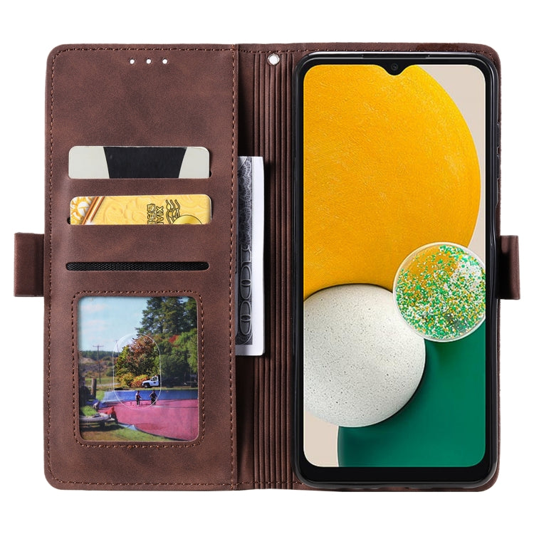 For Samsung Galaxy S25+ 5G Retro Splicing Horizontal Flip Leather Phone Case(Brown) - Galaxy S25+ 5G Cases by PMC TechLife | Online Shopping South Africa | PMC TechLife | Buy Now Pay Later Mobicred
