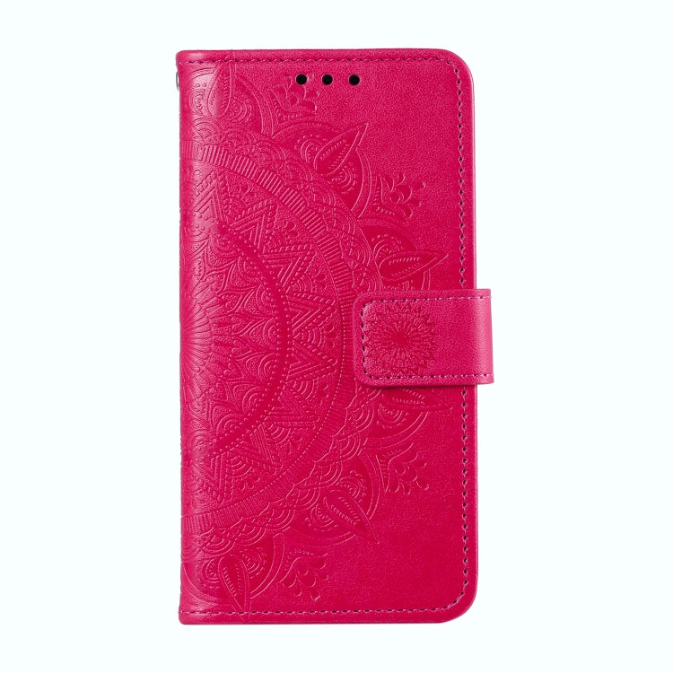 For Samsung Galaxy S25+ 5G Totem Flower Embossed Leather Phone Case(Red) - Galaxy S25+ 5G Cases by PMC Jewellery | Online Shopping South Africa | PMC Jewellery | Buy Now Pay Later Mobicred